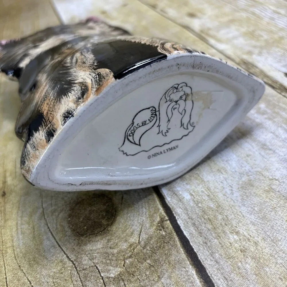 Dogs By Nina Lyman Vase Yorkie 8